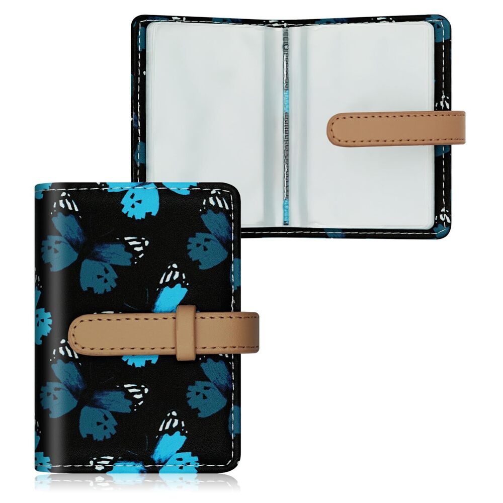 1828 Credit Card Holder with 26 Suitable Slot, ID Card Case PU Leather
